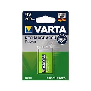 Varta Rechargeable 9V Block 200 mAh 56722